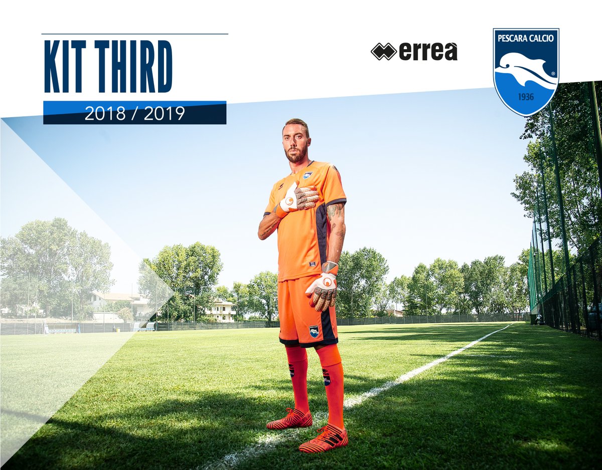 Pescara Calcio 18 19 Home Away Third Special Kit Released